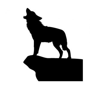 100以上 狼 イラスト フリー シルエット あなたのための動物の画像